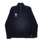 Mens Black Tommy Hilfiger  Quarter Zip Jumper