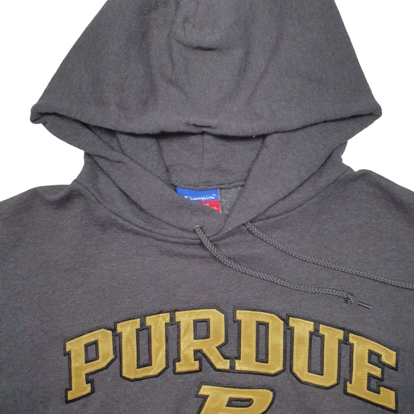 Womens Grey Champion USA College Hoodie Jumper