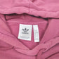 Mens Burgundy Adidas  Hoodie Jumper
