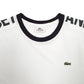 Mens White Lacoste  Short Sleeve T Shirt