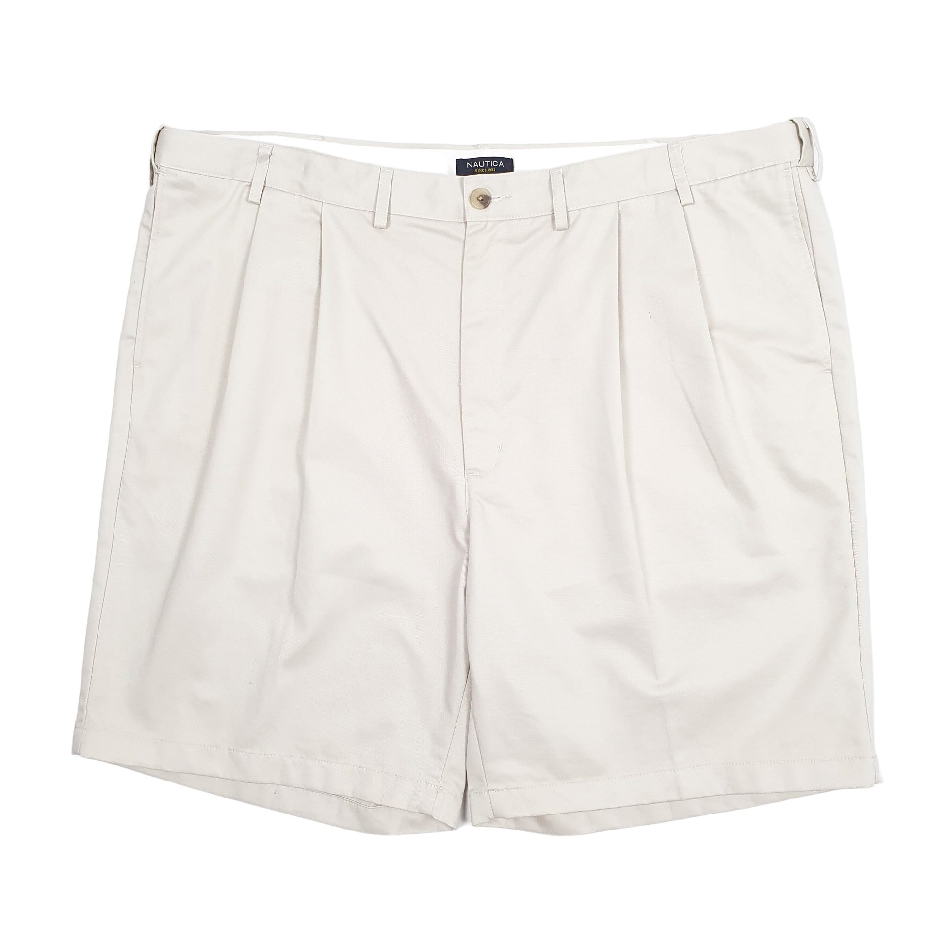 Mens Beige Nautica Deck Chino Shorts