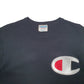 Mens Black Champion  Short Sleeve T Shirt