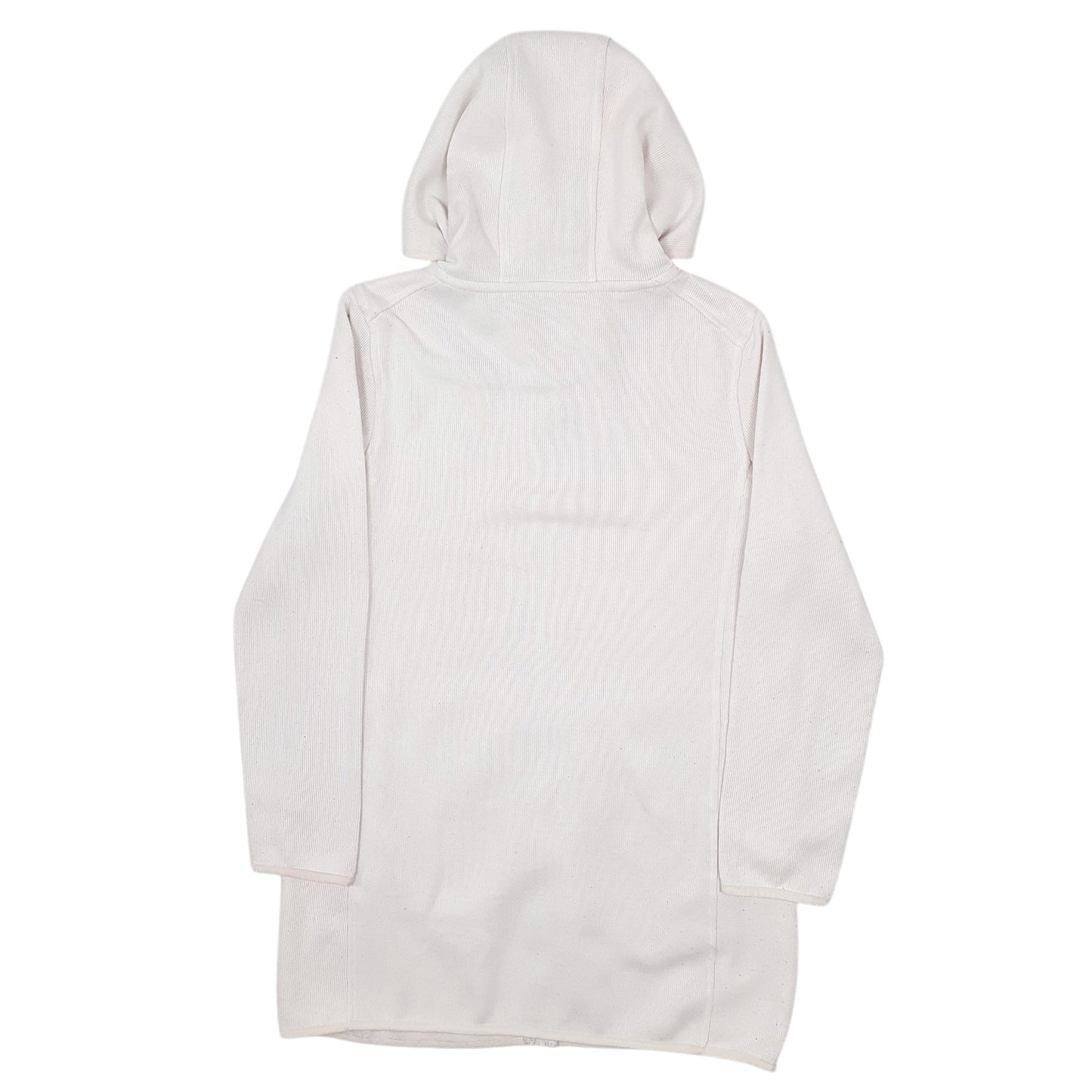 Womens White Tommy Hilfiger Hoodie Trench Full Zip Jumper