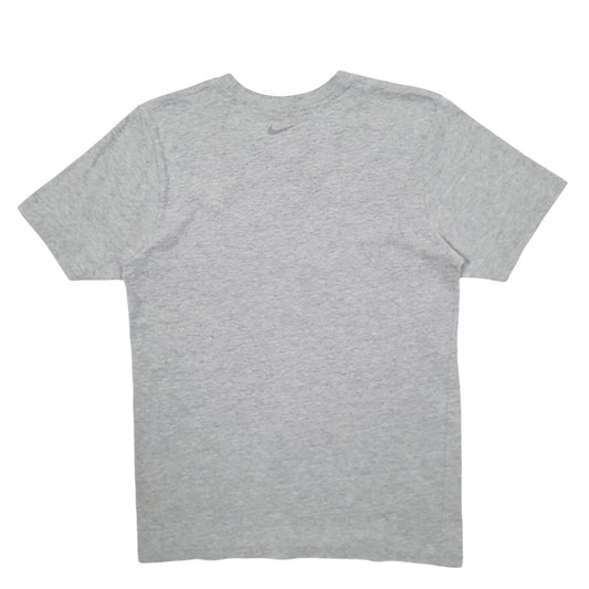 Womens Grey Nike Swoosh Short Sleeve T Shirt