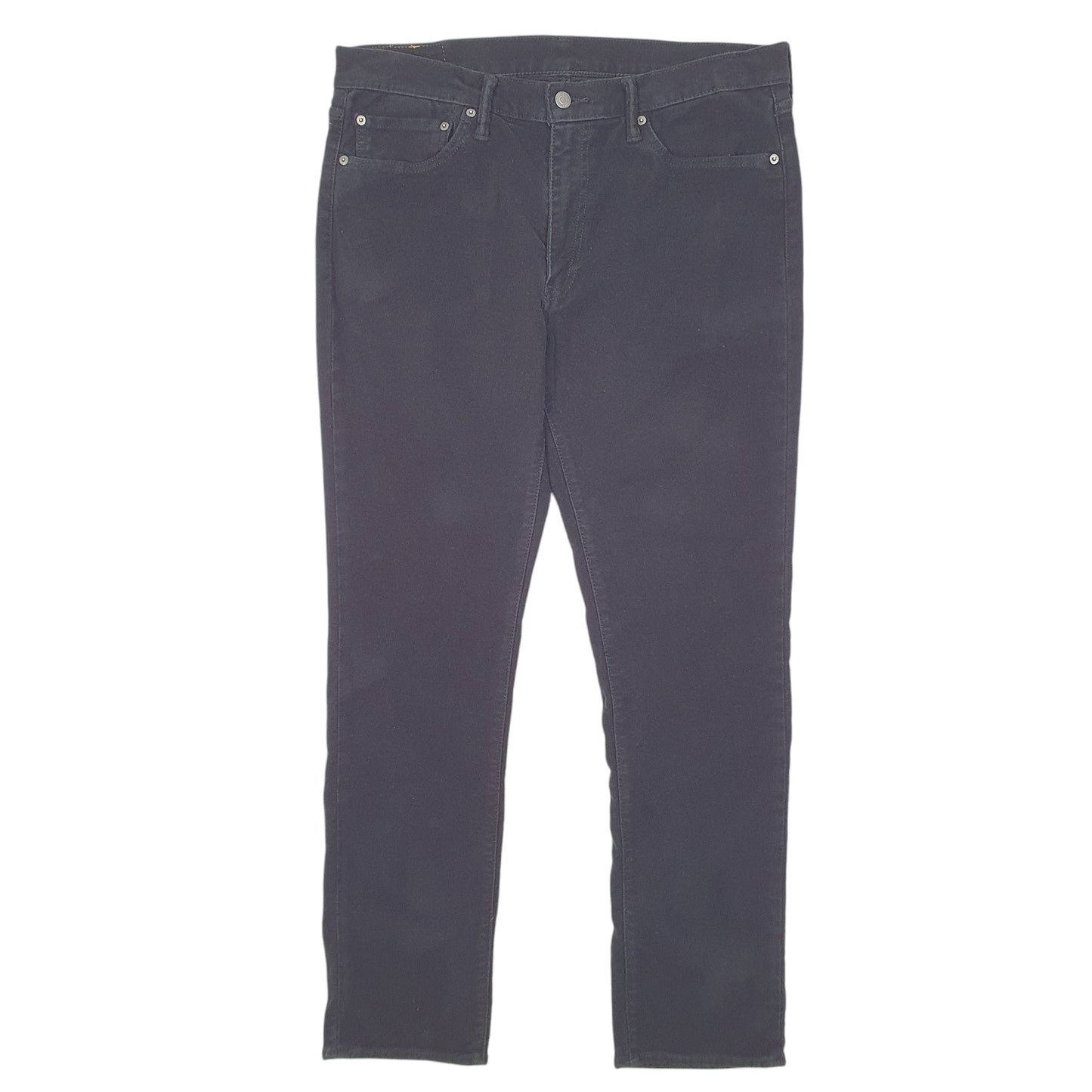 Mens Black Levis 511 Moleskin Chino Trousers