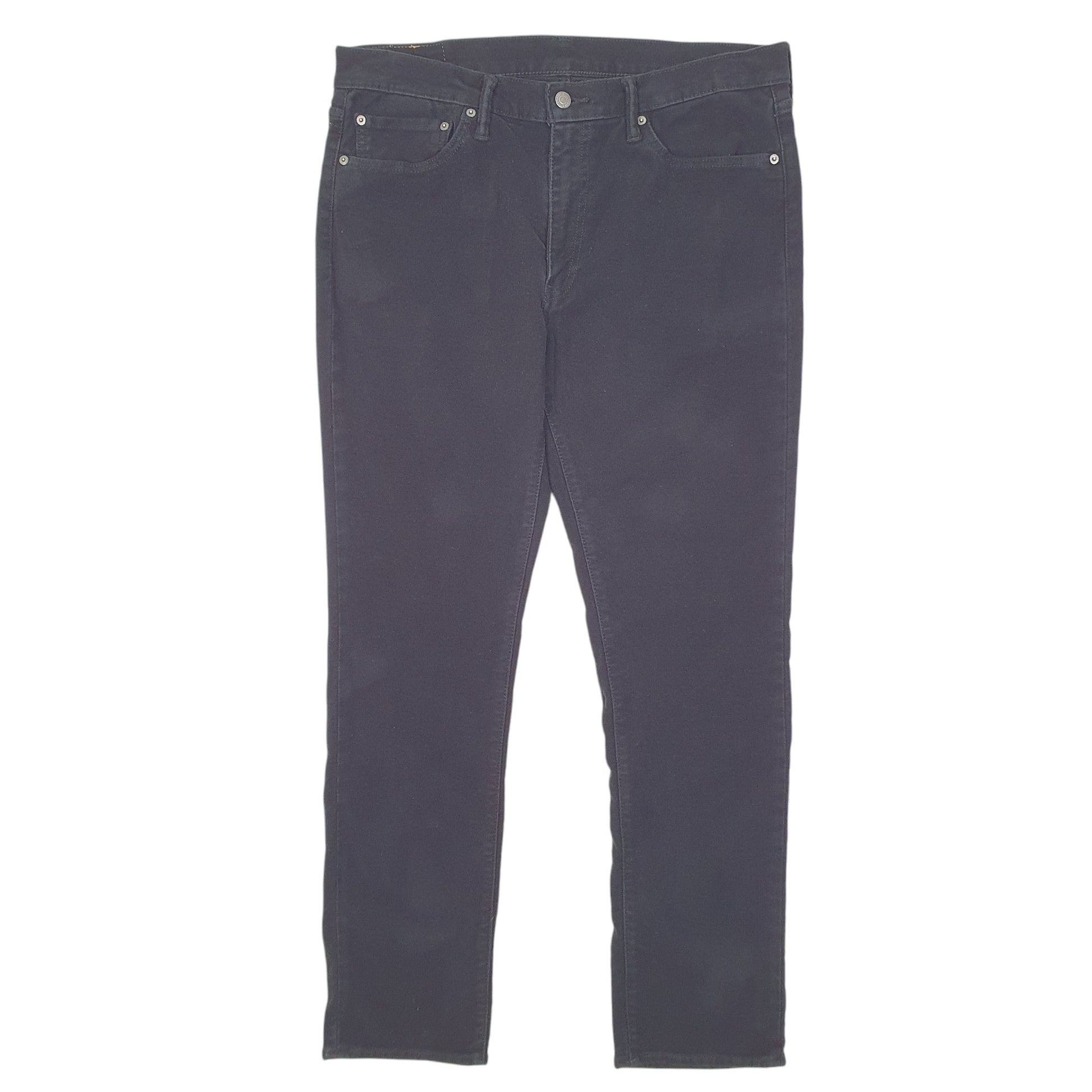 Mens Black Levis 511 Moleskin Chino Trousers