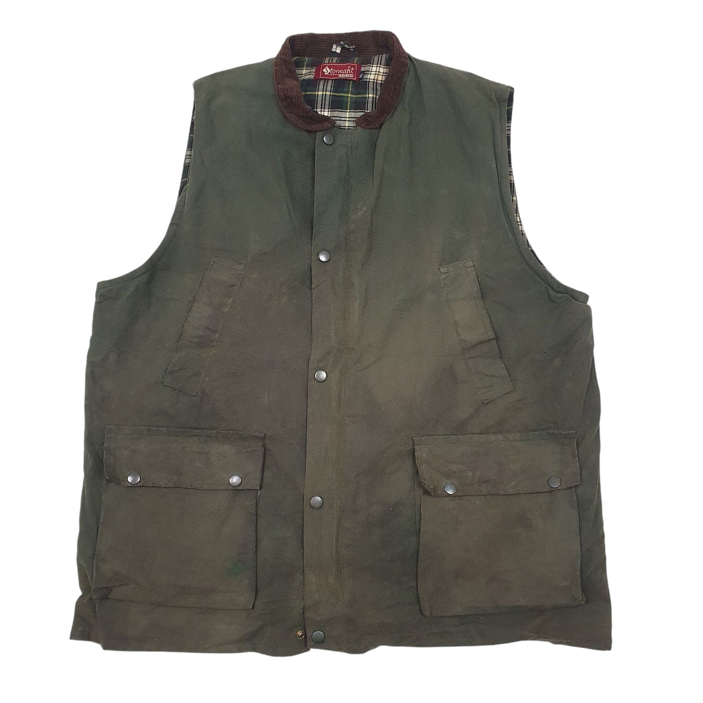 Mens Green Stormafit Leisure Gilet Full Zip Coat