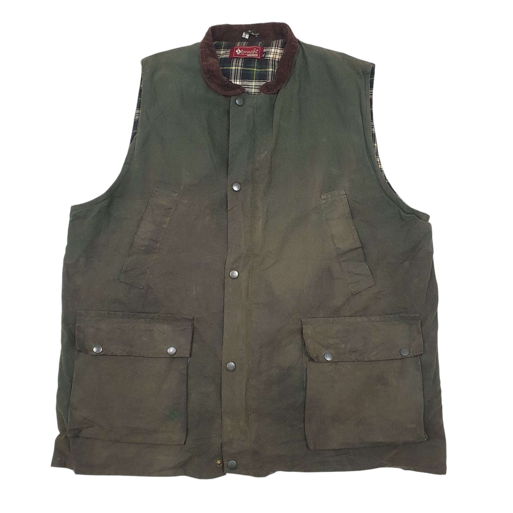 Mens Green Stormafit Leisure Gilet Full Zip Coat