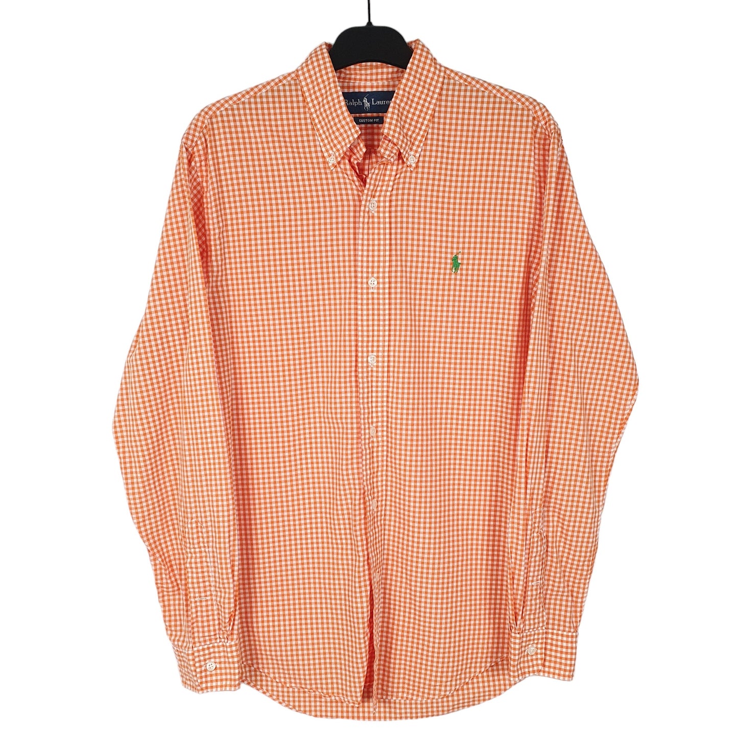 Mens Orange Ralph Lauren  Long Sleeve Shirt