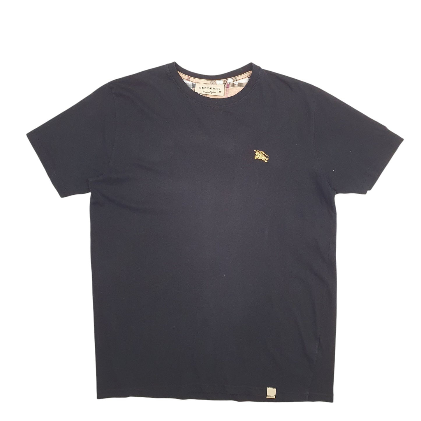Mens Black Burberry London Short Sleeve T Shirt