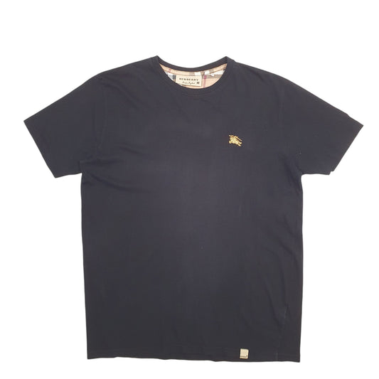 Mens Black Burberry London Short Sleeve T Shirt