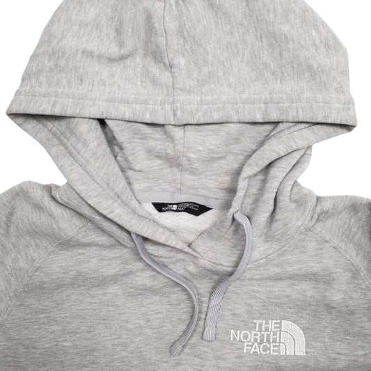 Womens Grey The North Face Spellout Hoodie Jumper