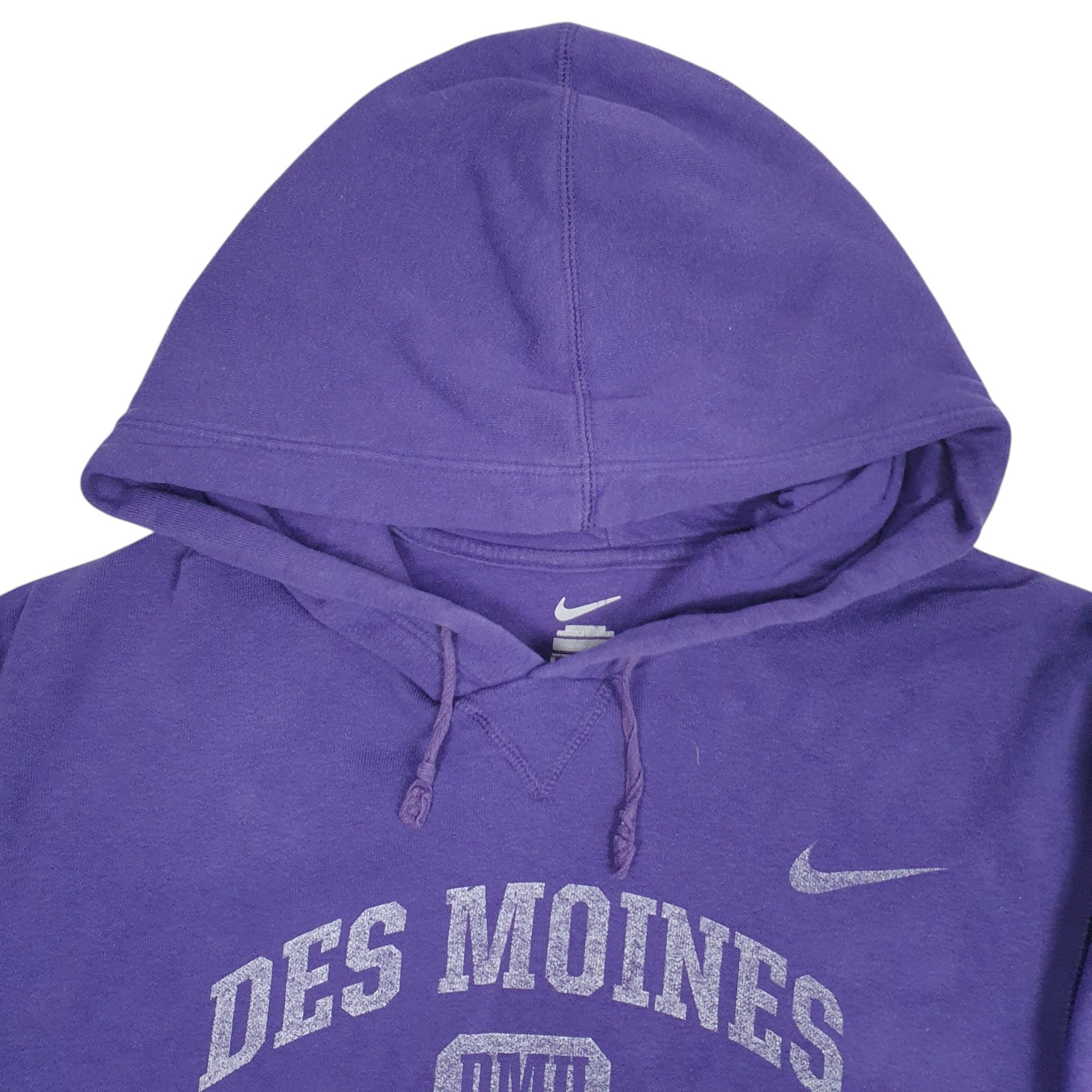 Mens Purple Nike Des Moines University Hoodie Jumper