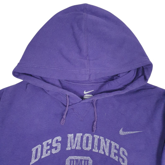 Mens Purple Nike Des Moines University Hoodie Jumper