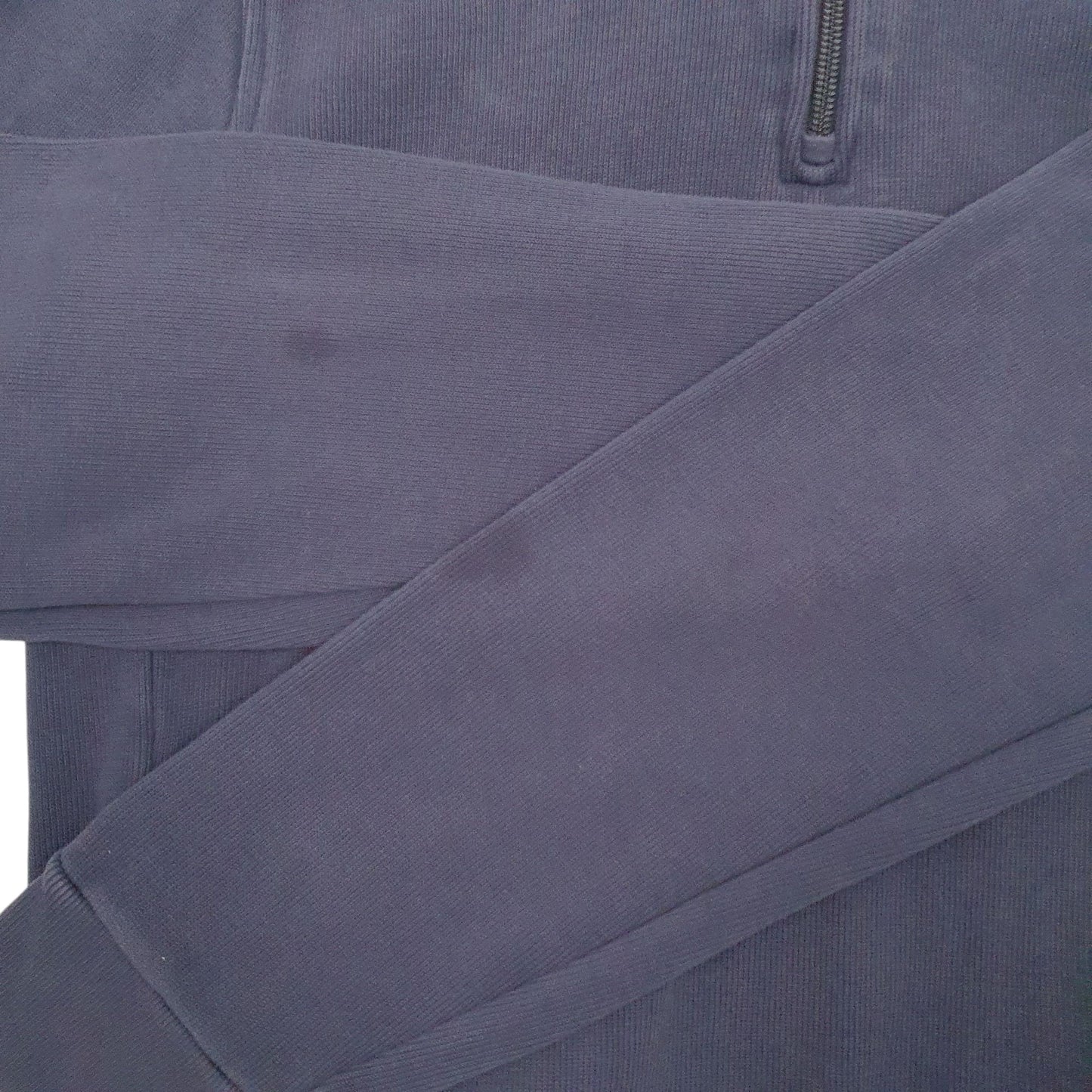 Womens Navy Lacoste  Quarter Zip Jumper