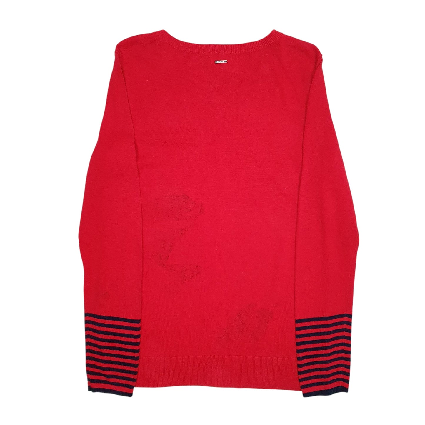 Womens Red Nautica  Crewneck Jumper