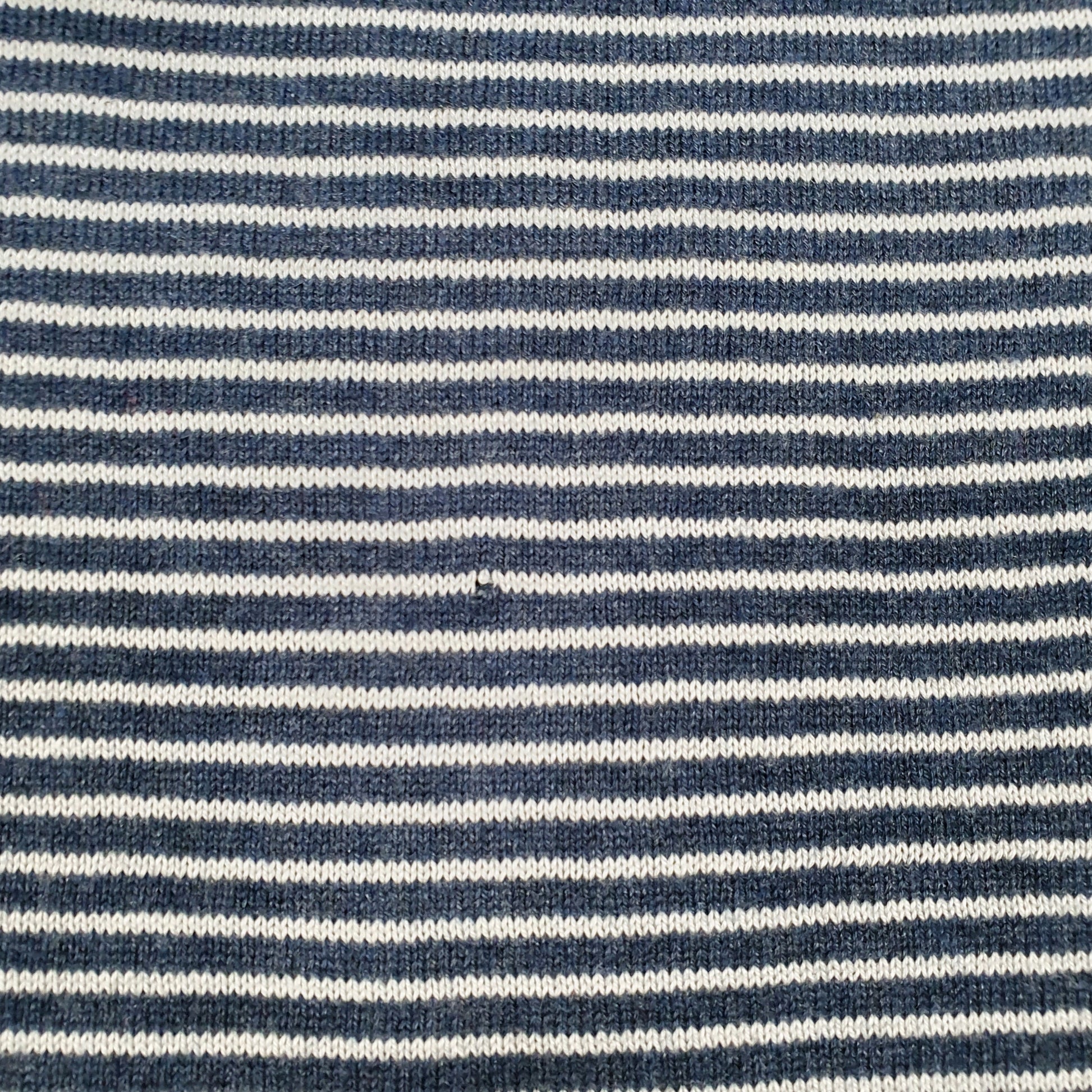 Mens Navy Nautica Knit Striped Sweater Crewneck Jumper