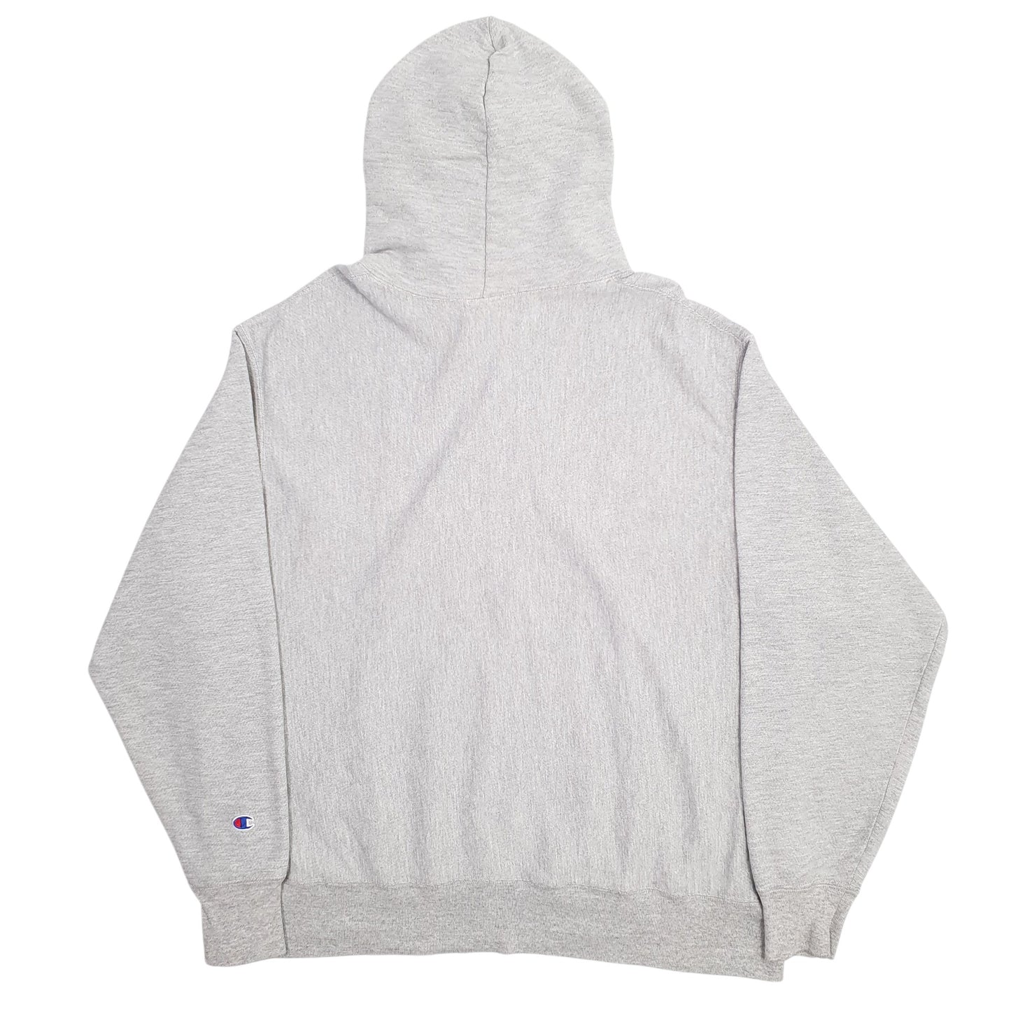 Mens Grey Champion Reverse Weave Hoodie Jumper