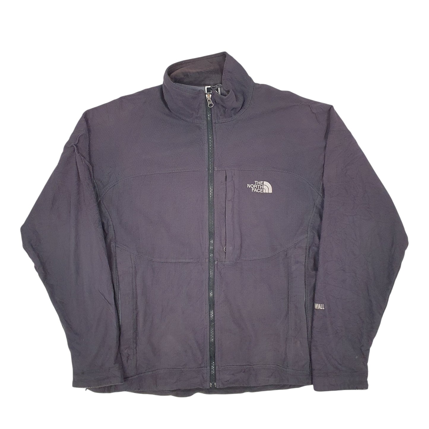 Mens Grey The North Face Windwall Full Zip Jumper
