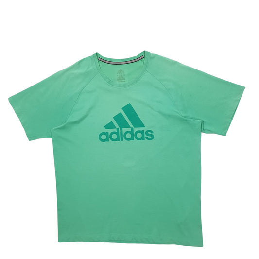 Mens Green Adidas Climalite Short Sleeve T Shirt