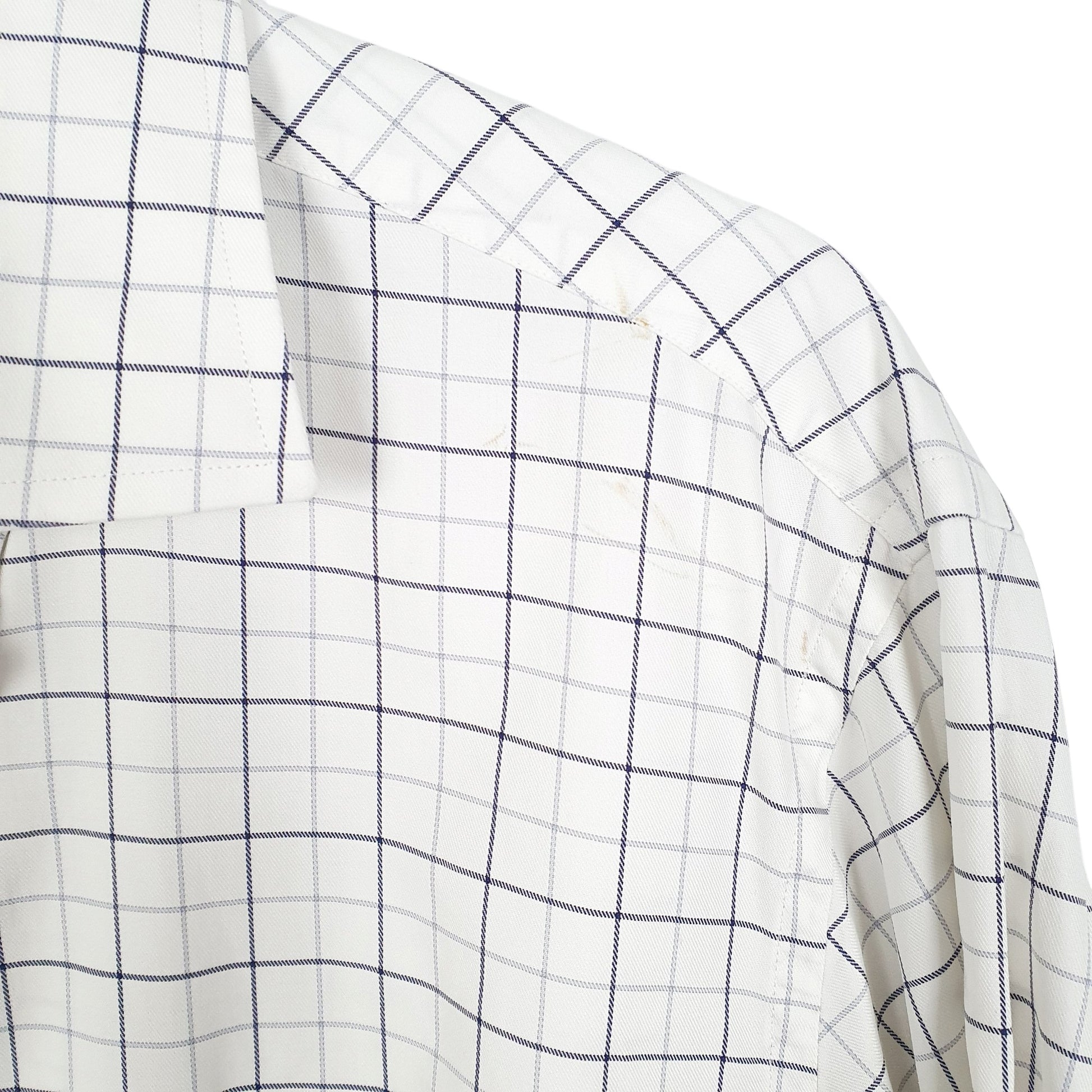 Mens White Burberry London Long Sleeve Shirt