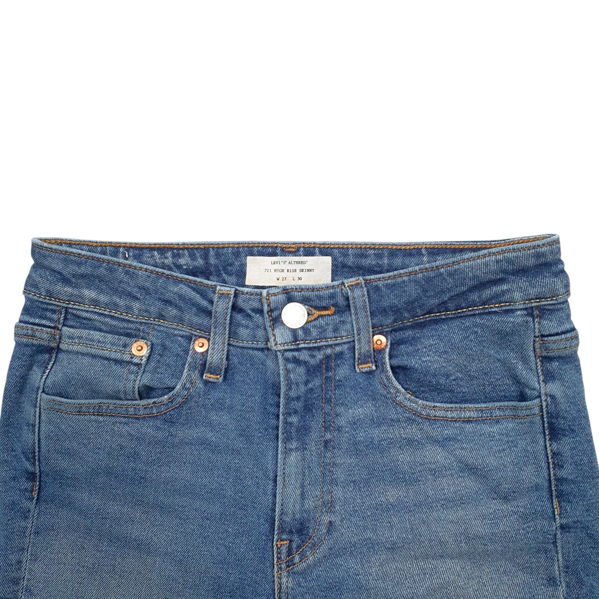 Womens Blue Levis  Denim Shorts
