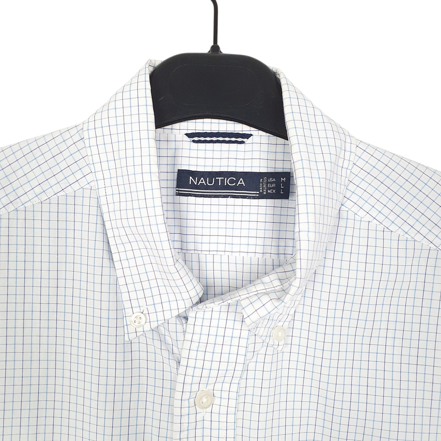 Mens White Nautica  Short Sleeve Shirt