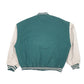 Mens Green MV Sport Farming Varsity Vintage 90s 00s  Coat