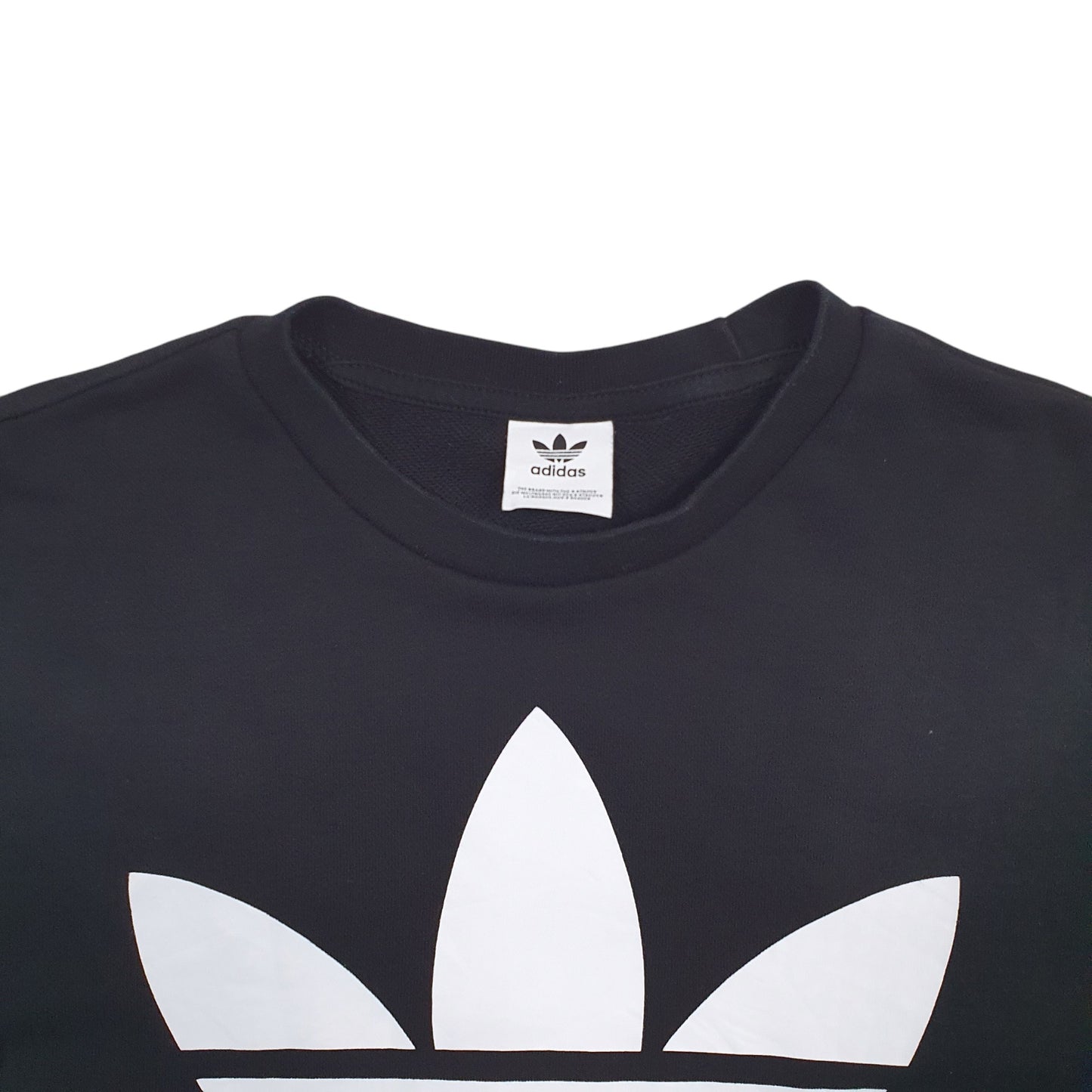 Mens Black Adidas  Crewneck Jumper