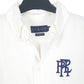 Womens White Ralph Lauren Boyfriend PRL Long Sleeve Shirt