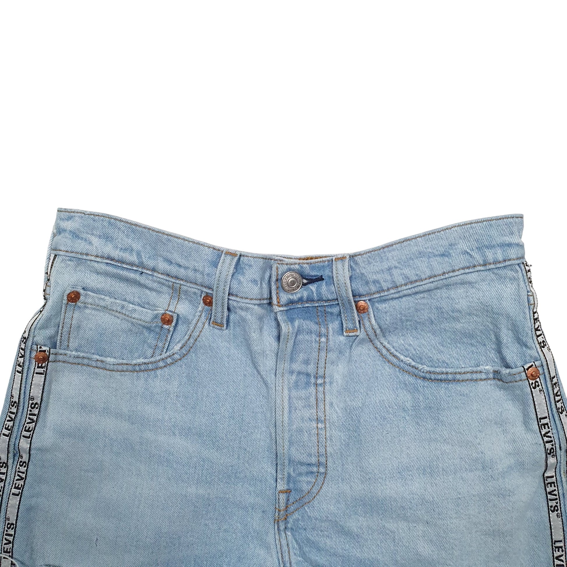 Womens Blue Levis 501 Denim Jorts Denim Shorts