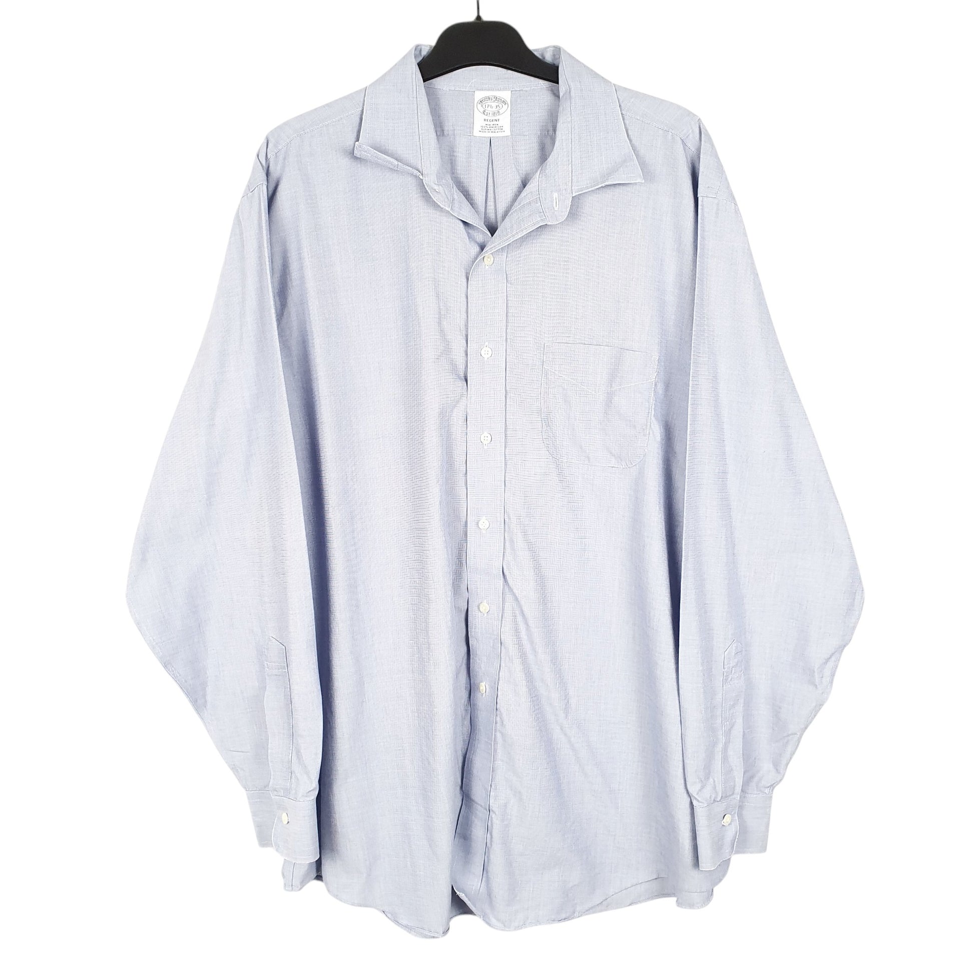 Mens Blue Brooks Brothers Regent Long Sleeve Shirt