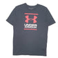 Mens Black Under Armour  Short Sleeve T Shirt