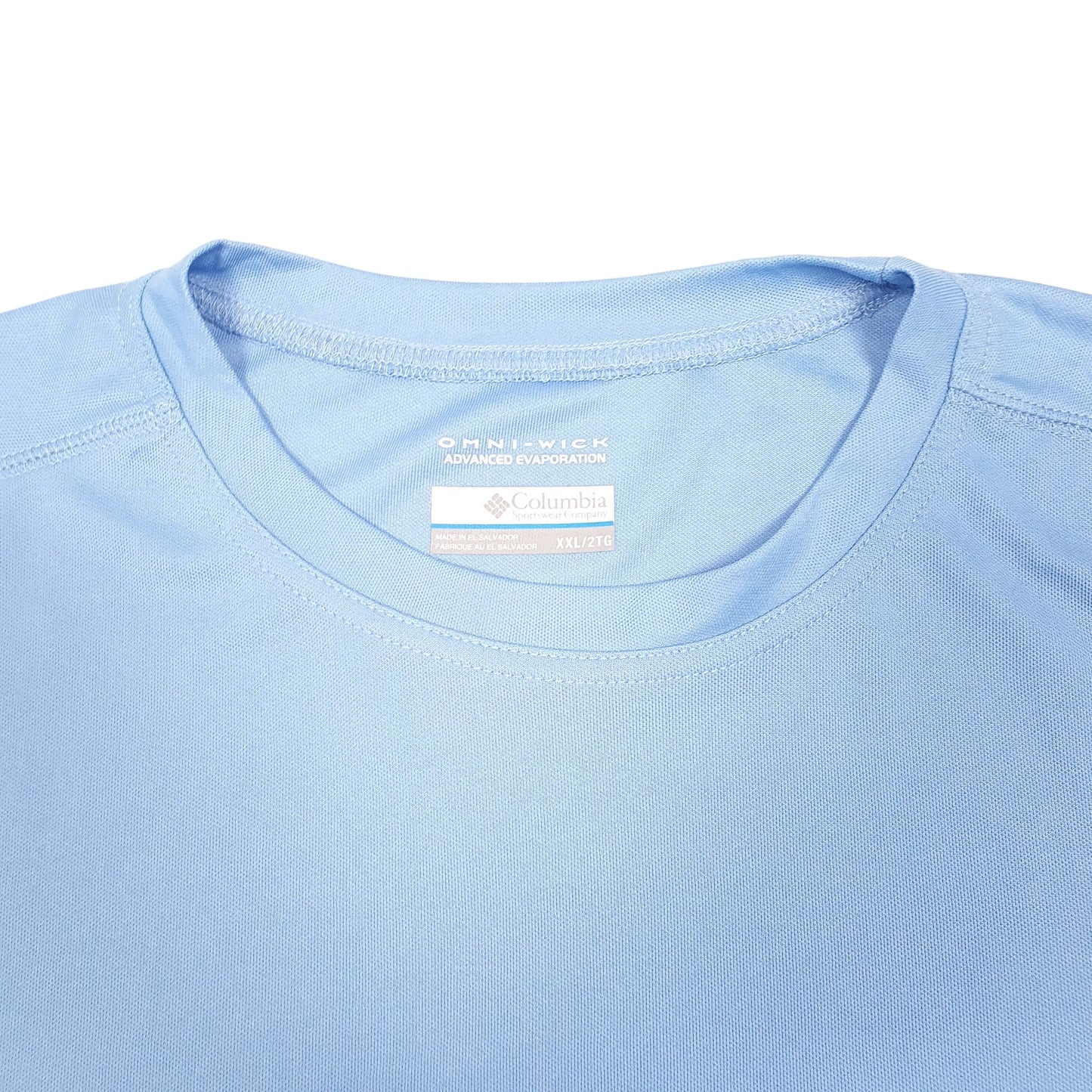 Mens Blue Columbia Sportswear Active Omni Wick Short Sleeve T Shirt