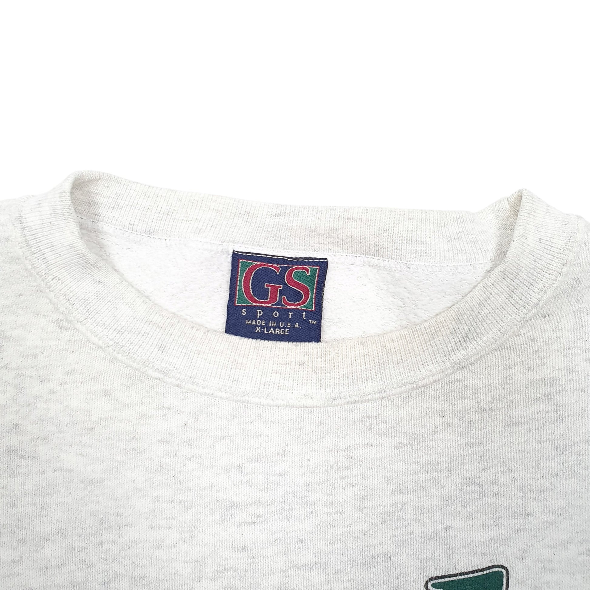 Mens Grey GS Sport Vintage Golf American Made In USA Crewneck Jumper