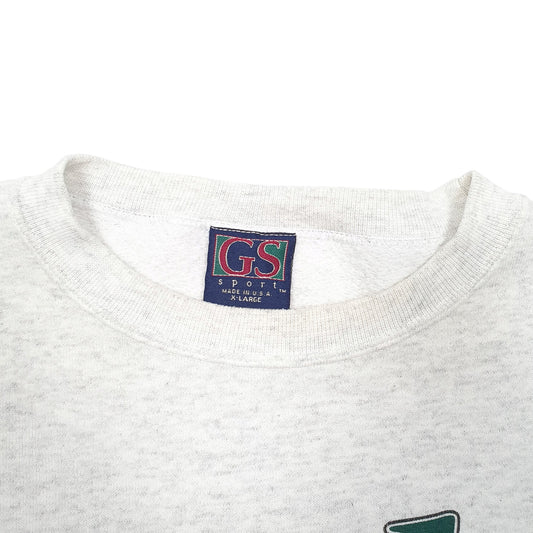Mens Grey GS Sport Vintage Golf American Made In USA Crewneck Jumper