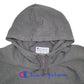 Womens Grey Champion Spellout Hoodie Jumper