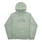 Mens Green The North Face Spellout Hoodie Jumper