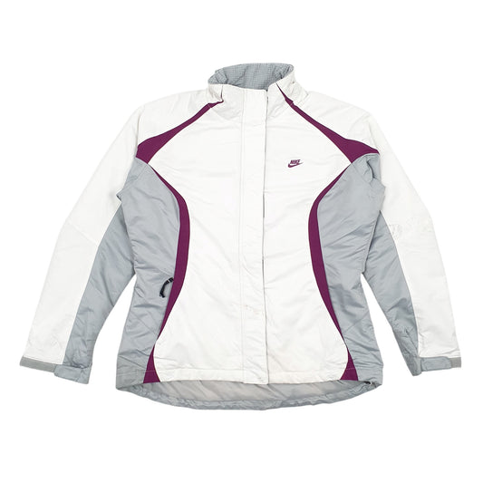 Womens White Nike   Coat