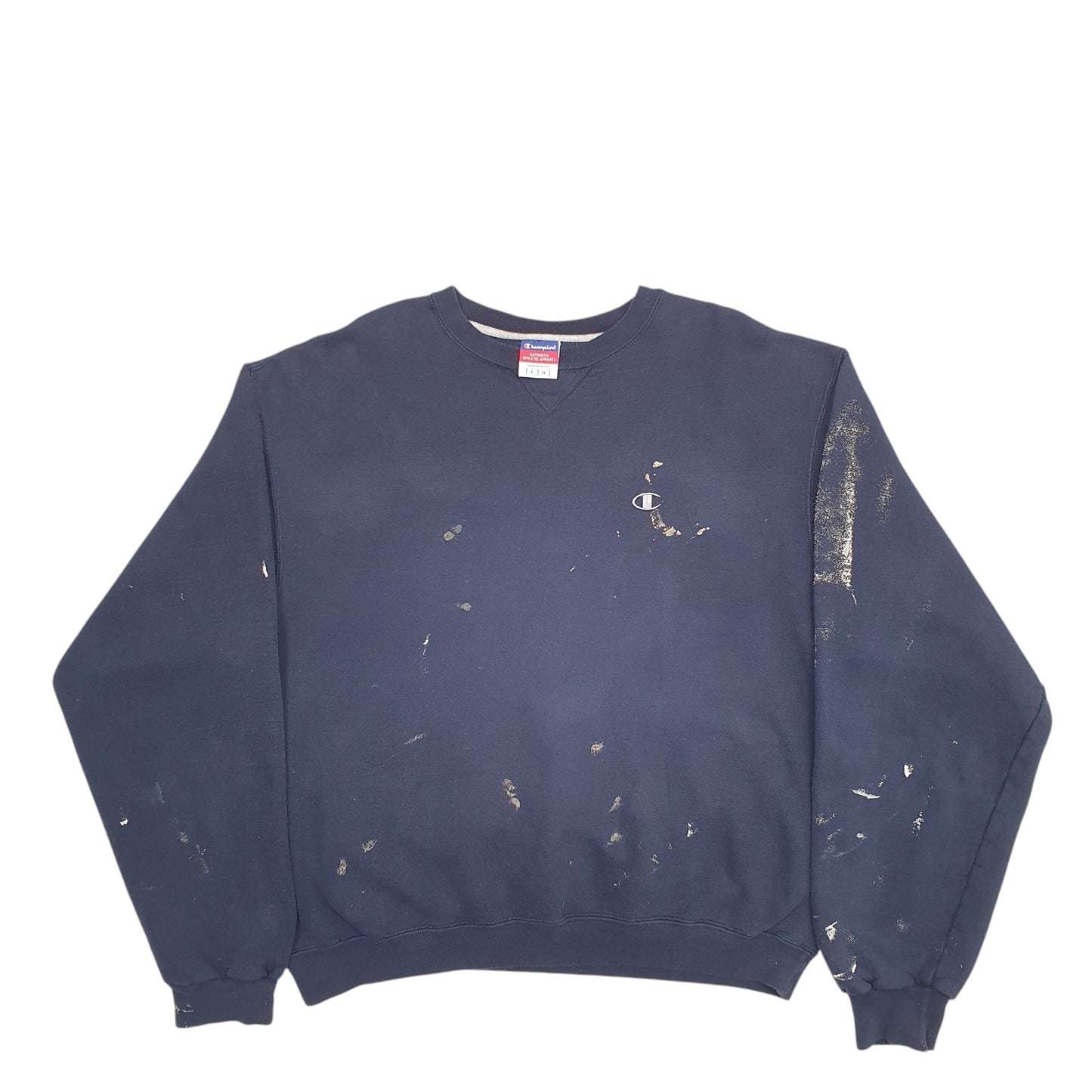 Womens Navy Champion  Crewneck Jumper