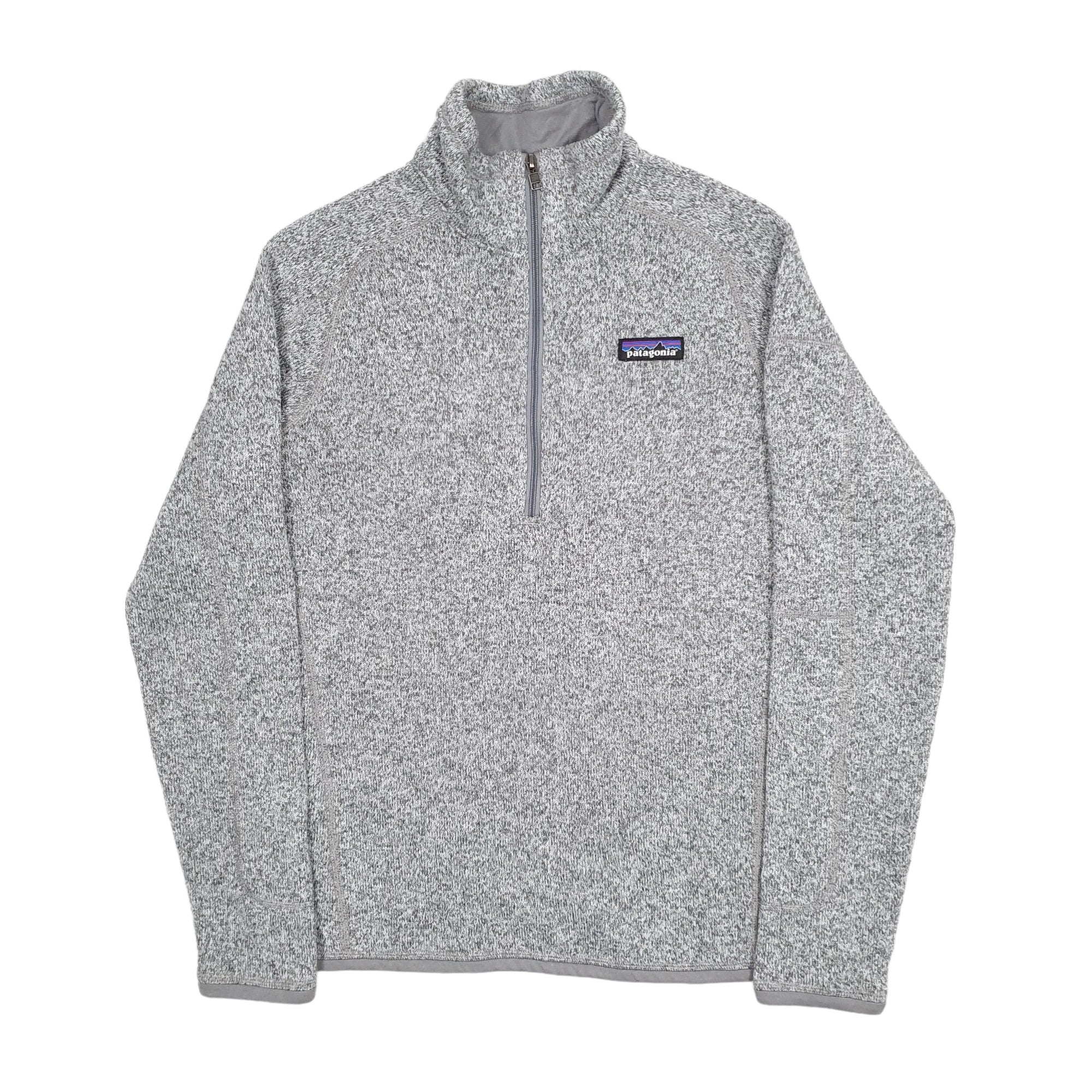 Patagonia grey quarter zip womens deals