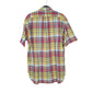 Mens Yellow Ralph Lauren Oxford Madras Short Sleeve Shirt