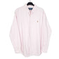 Mens Pink Polo Ralph Lauren Oxford Long Sleeve Shirt