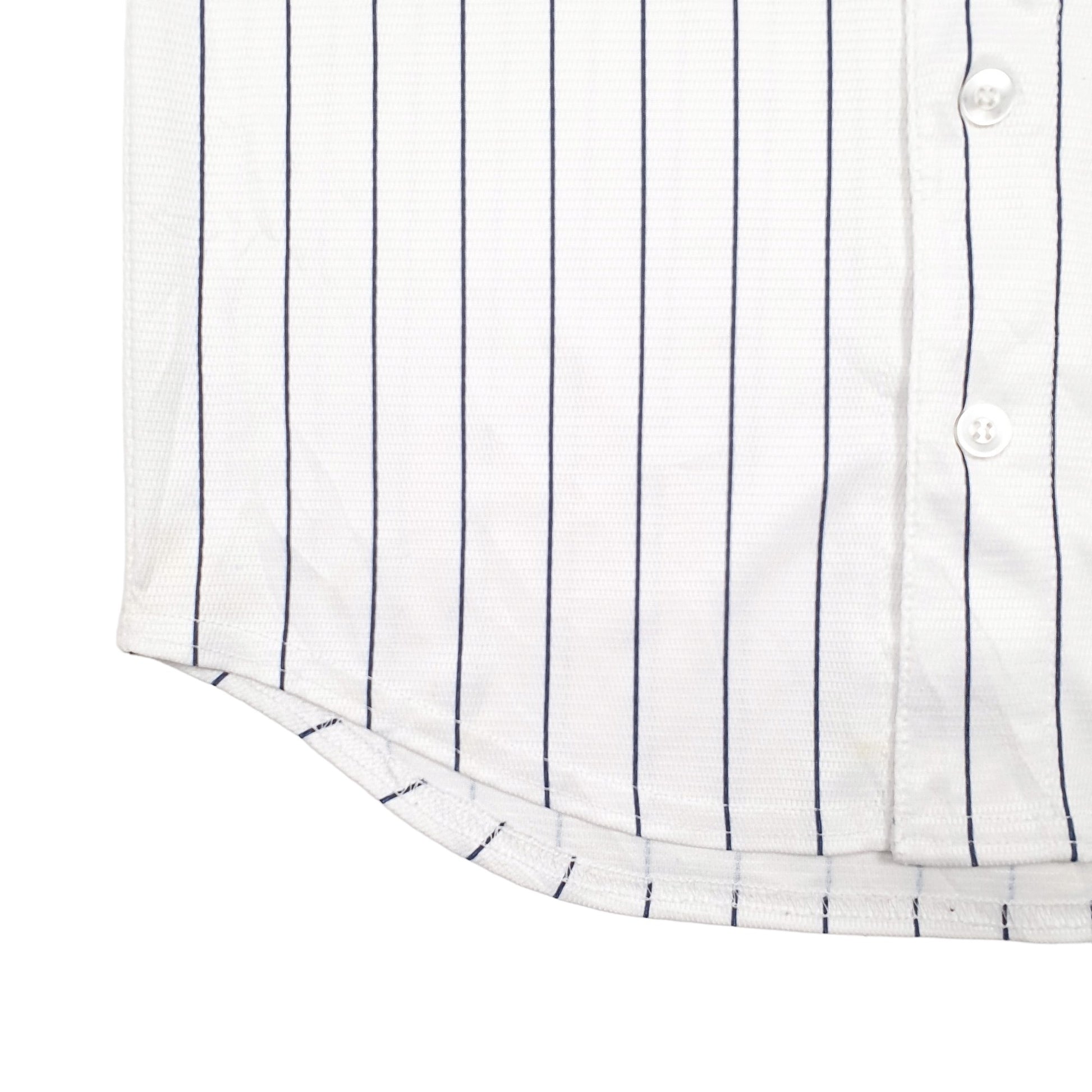 Mens White MLB MLB Baseball Jersey New York Yankees Short Sleeve T Shirt