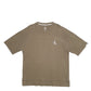 Mens Khaki Calvin Klein  Short Sleeve T Shirt