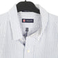 Mens White Chaps Oxford Long Sleeve Shirt