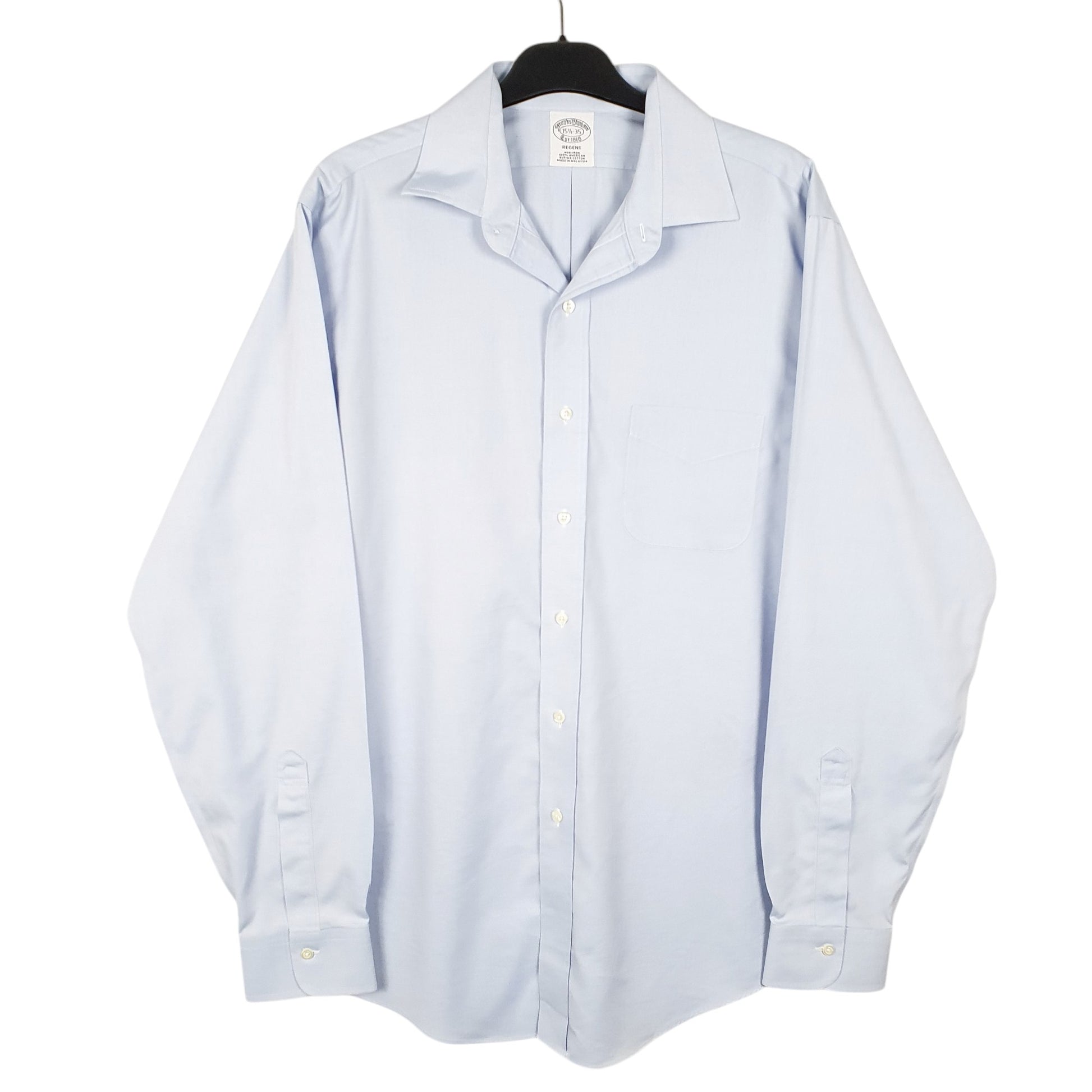 Mens Blue Brooks Brothers Regent Long Sleeve Shirt