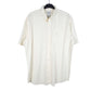 Mens Cream L.L.Bean  Short Sleeve Shirt