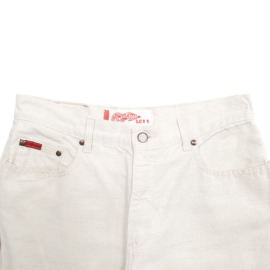 Womens Cream Lee Cooper LC11 Casual JeansW30 L30