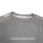 Womens Grey Calvin Klein Spellout Short Sleeve T Shirt